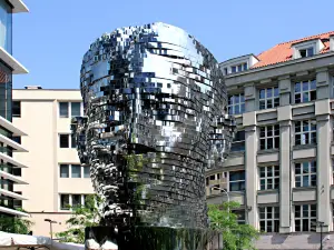 Franz Kafka - Rotating Head by David Cerny