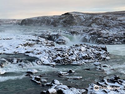 Urridafoss Waterfall