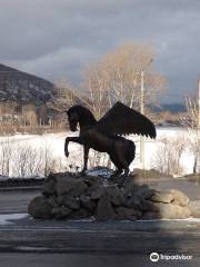 Sculpture Winged Horse