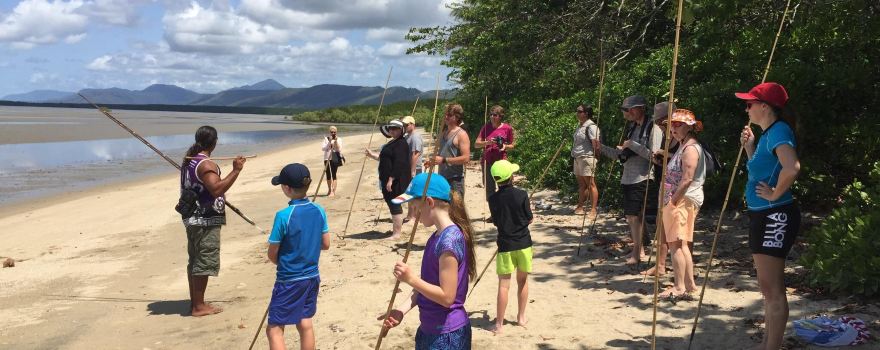 Kuku yalanji cultural heritage beach walk
