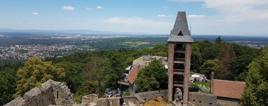 Castle ruins Frankenstein
