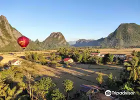 Above Laos Ballooning