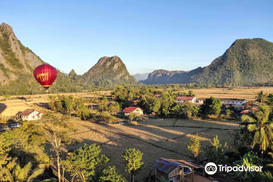 Above Laos Ballooning
