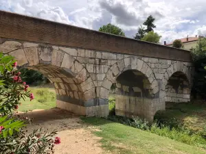 Roman bridge over the Rubicon