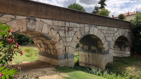 Roman bridge over the Rubicon