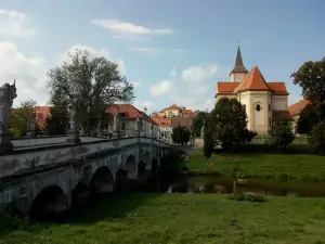 Baroque stone bridge