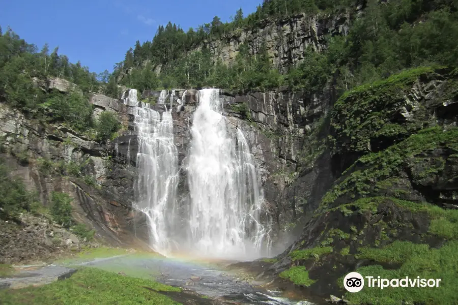 Skjervsfossen Waterfall