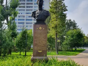 Bust of Stolyarov Twice USSR Hero