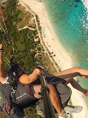 Lefkada Paragliding with Janni at The Big Blue