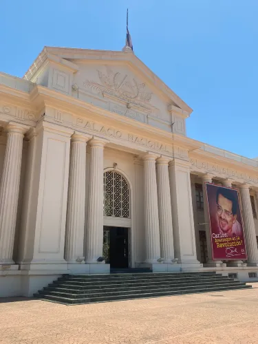 The National Palace of Culture...