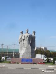 Monument to the Fighters of the Revolution N. Gikalo, A. Sheripov and G. Akhriev