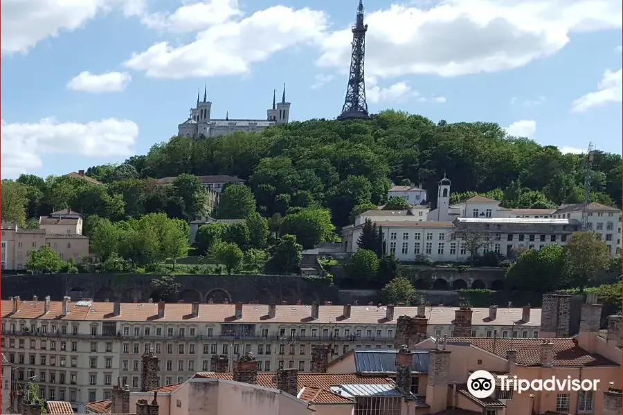 Metallic tower of Fourvière