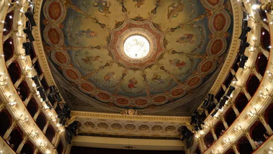 Opera Theatre Gioacchino Rossini - Pesaro city center - Italy