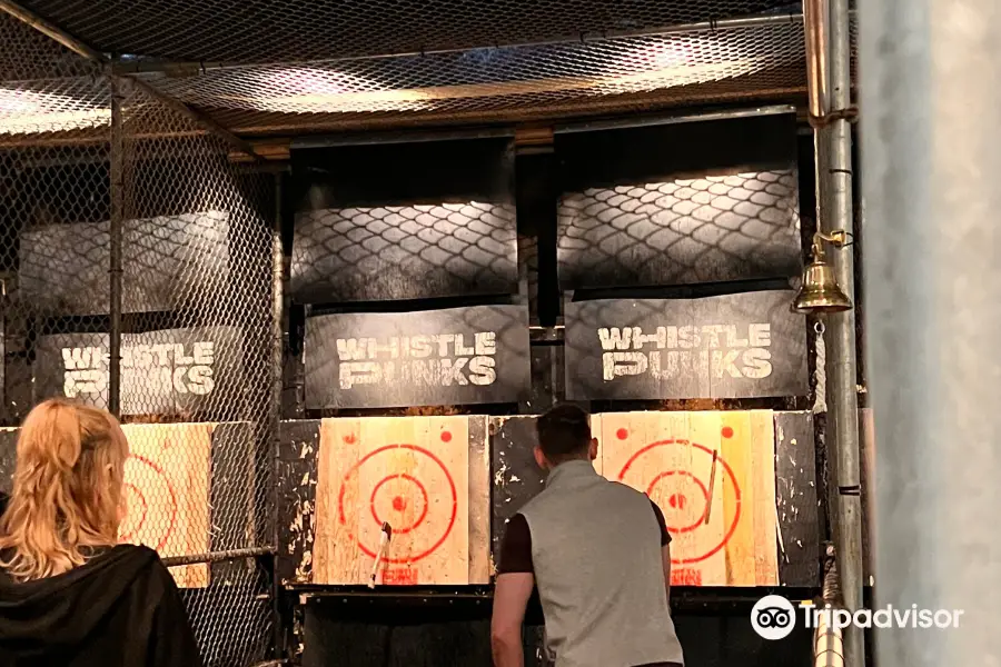 Whistle Punks Urban Axe Throwing Manchester