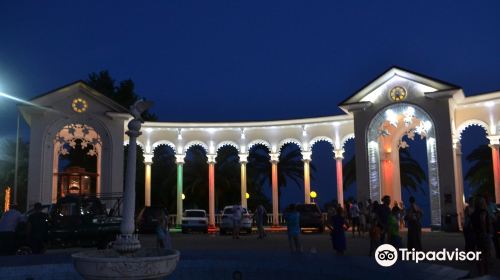 Colonnade at the Promenade of Sukhumi