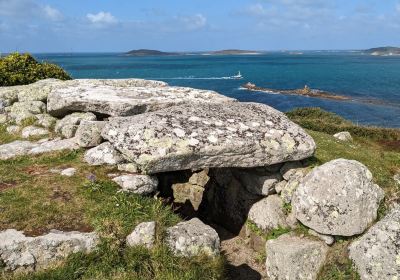 Bant's Carn Burial Chamber and Halangy Down Ancient Village