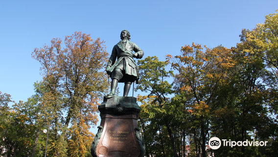 Monument to Peter I, the founder of Kronstadt