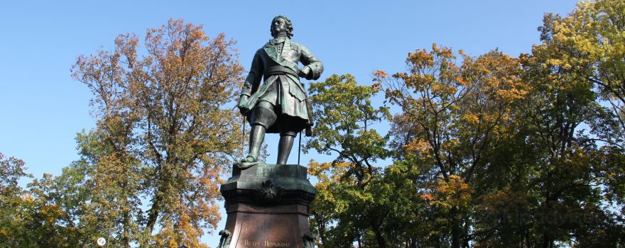 Monument to Peter the Great the Founder of Kronstadt