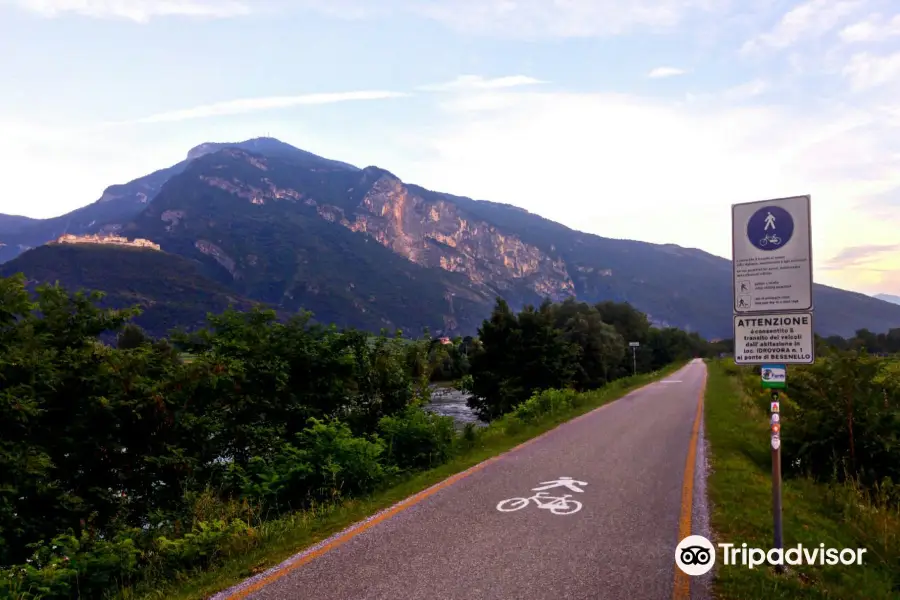 Pista ciclabile della Vallagarina: Trento - Rovereto - Avio