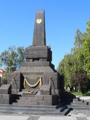 A monument to fallen soldiers of the Soviet Army