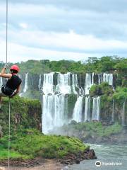 Abseiling in the Iguacu Canyon