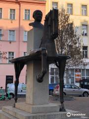 Statue of Jaroslav Hašek