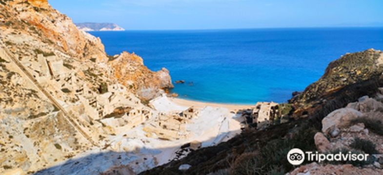 Thiorichia Beach (Old Sulfur Mines)