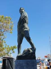 Statue of Man Alexander Diakos