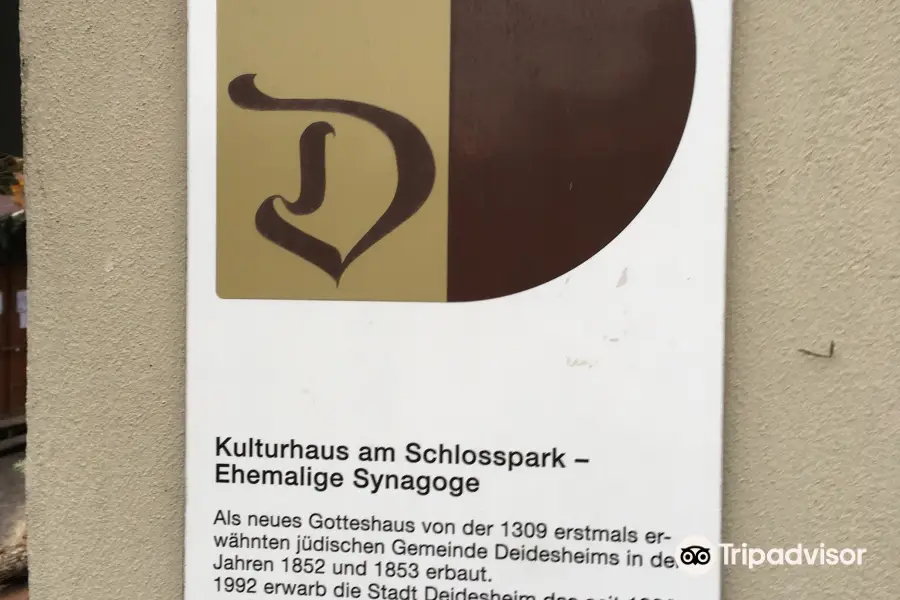 Kulturhaus am Schlosspark - ehem. Synagoge