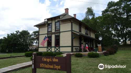 1879 Chicago & Alton RR Depot