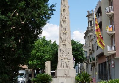 Monumento a Los Xiquets de Valls, Castellers o Torres Humanas