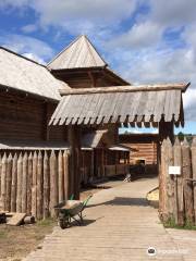 Museum reconstructed medieval manor rushanina