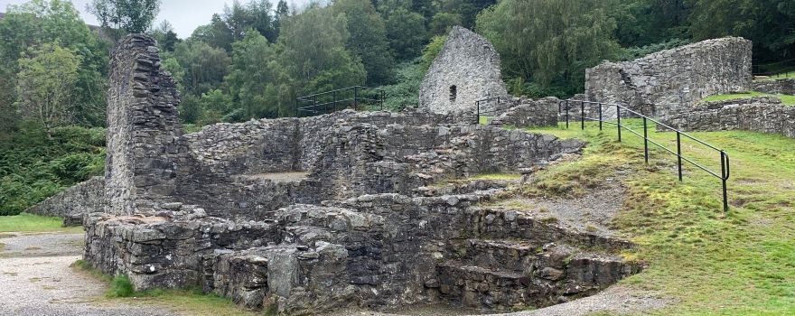 Bryntail Lead Mine Buildings