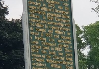 Davenport House - Historical Marker