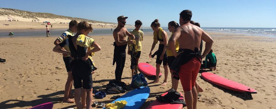 Skeepskool Surf School Plage Power Plant Du Porge