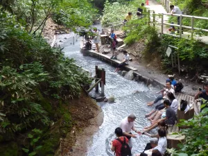 Hot Springs in Noboribetsu