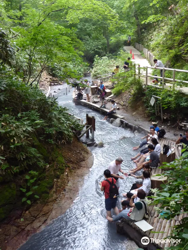 Hot Springs in Noboribetsu