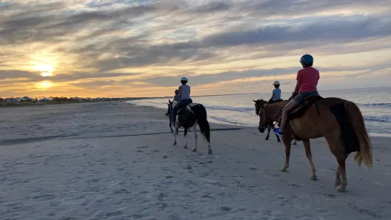 Brokeatoe Horseback Riding on the Beach