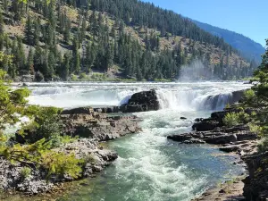 Kootenai Falls Suspension Bridge