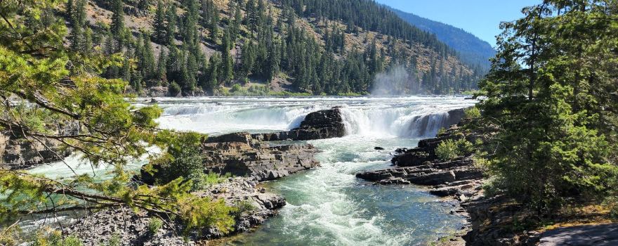 Kootenai Falls Suspension Bridge