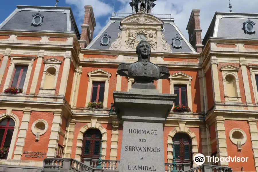 Buste de l'Amiral Bouvet à Saint Servan