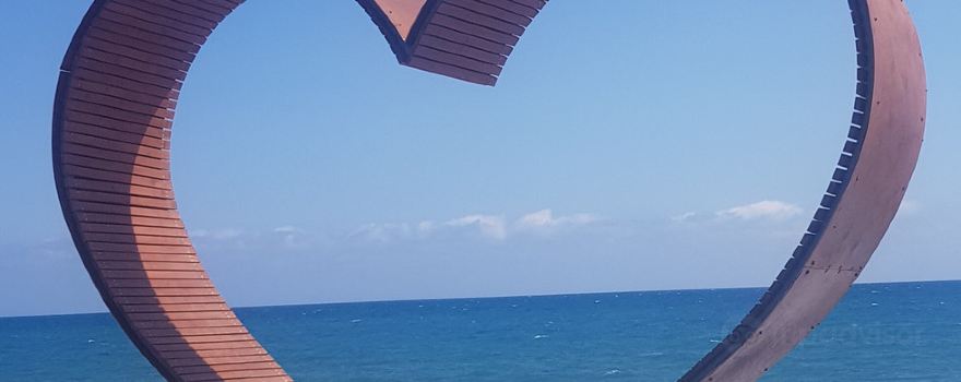Heart sea view point