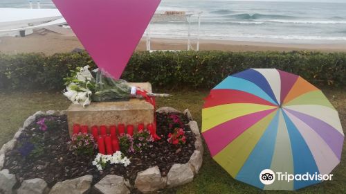 Pink Triangle Monument Against Homophobia