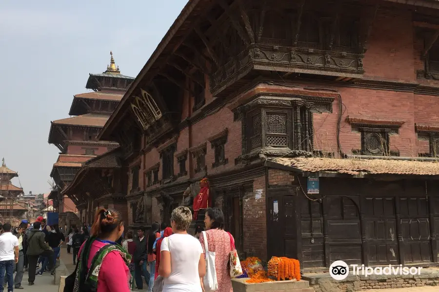 Temple and Statue of King Narasimha