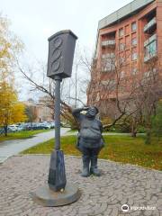 Памятник первому светофору Новосибирска