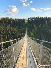 Pont suspendu en corde de Geierlay