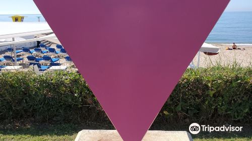 Pink Triangle Monument Against Homophobia