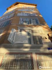 Fresque « La bibliothèque de la cité »