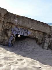 Bunker sulla spiaggia di Bobolin