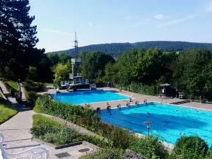 Terrace swimming pool Bad Kissingen